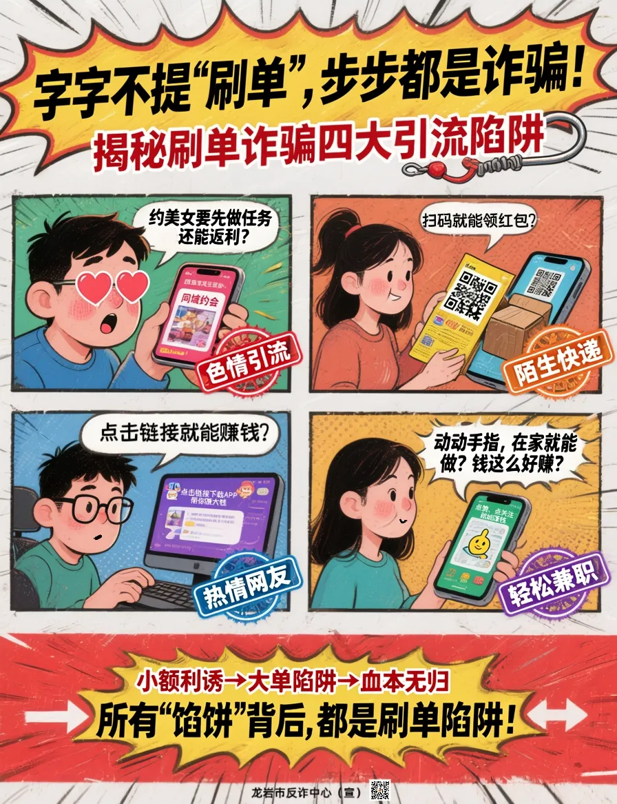 全民反詐丨字字不提“刷單”，步步都是詐騙！