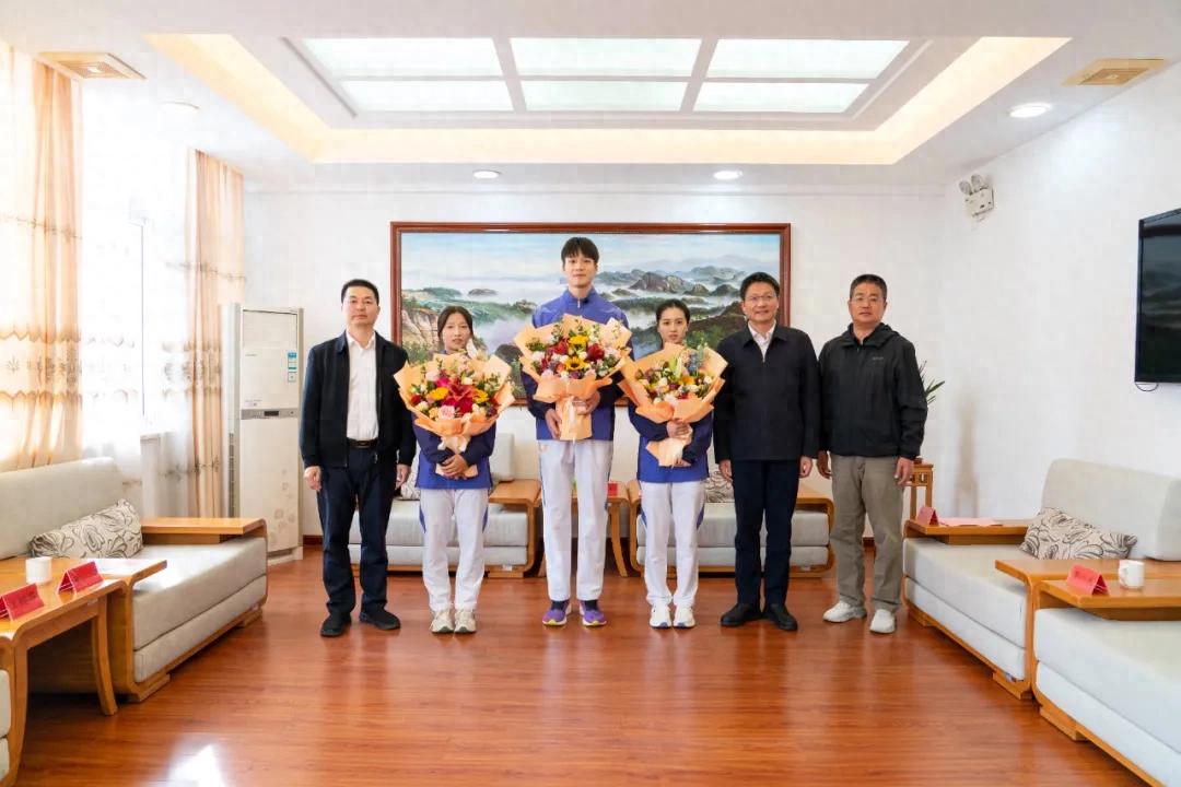 連城縣領導會見第十五屆全運會連城籍獲獎運動員